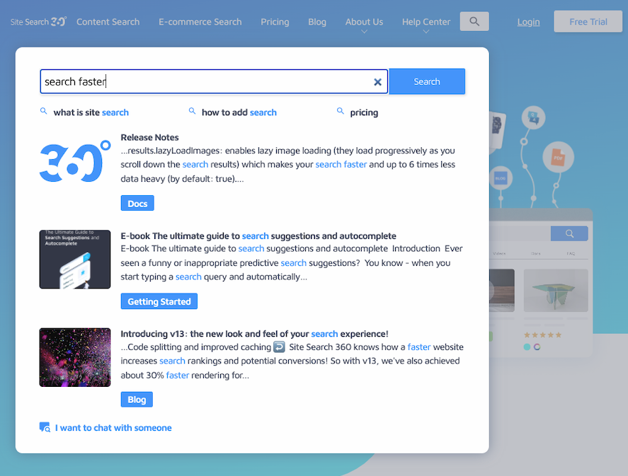 Customize suggestions by adding blocks to empty state