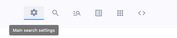 Top feature toolbar button with useful tooltip