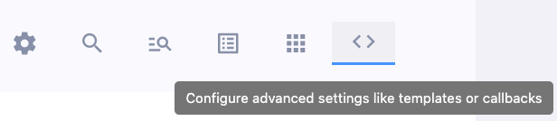 Top feature toolbar button 6