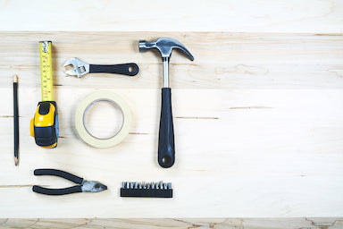 DIY tools by flatlay