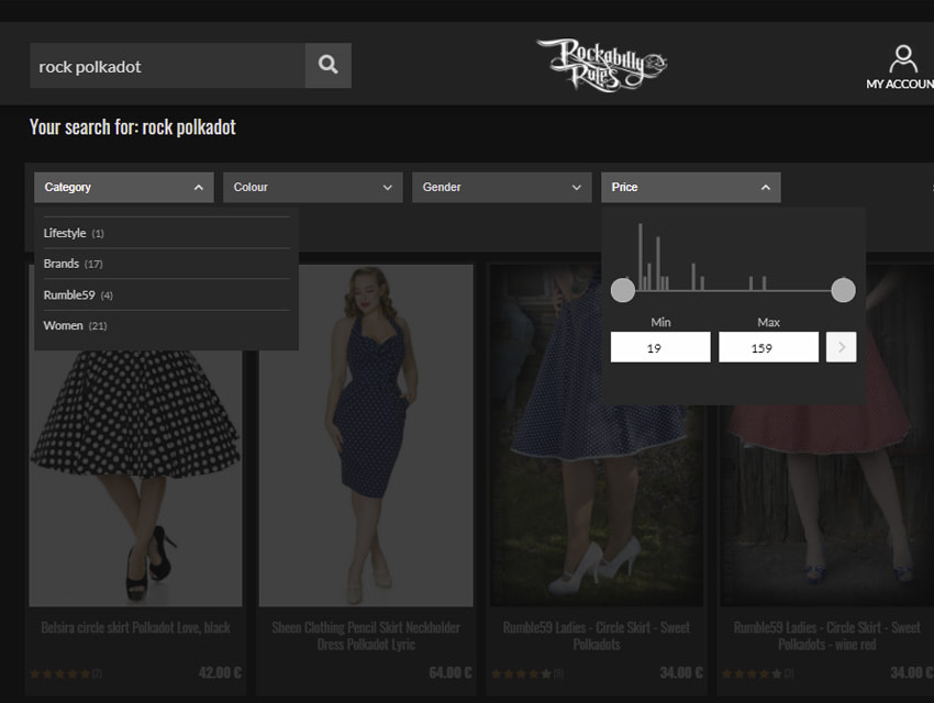 Site Search 360 filters
